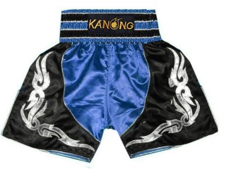 Kanong Bokseshorts Boxing Shorts : KNBSH-202-Blå-Sort